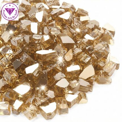 Small Gold Reflective Glas